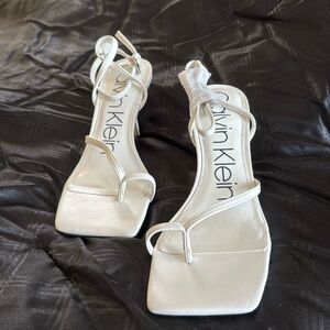 Calvin Klein Square Toe Heels!